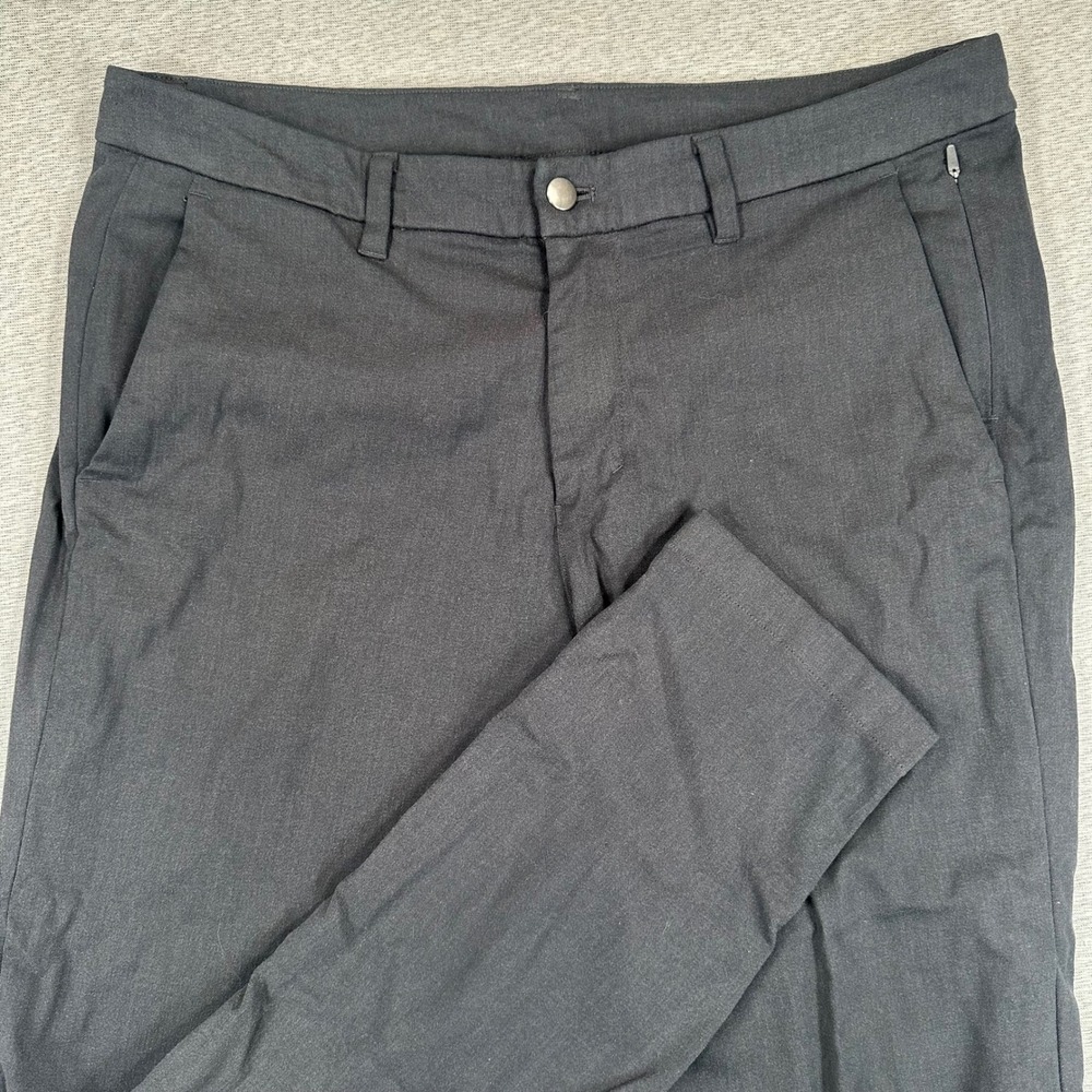 Lululemon Commission Pants Mens 36x30 Gray Tech Wool Performance Trousers